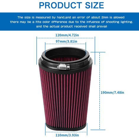 2GU144510000 Motorcycle parts filter air filter element YFZ350 YFM740 YA3502 (1/4)