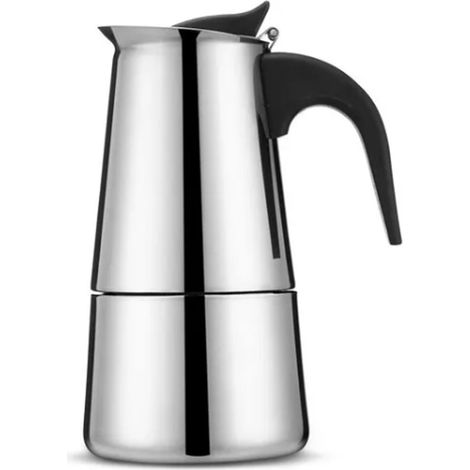 Italienische Kaffeemaschine (300 ml) aus Edelstahl, ergonomisches und isoliertes Design für Zuhause (1/5)