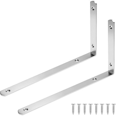 Regalträger, Edelstahl, 300 x 160 mm, Wandmontage, schwebende Halterung, für den Innen- und Außenbereich (1/5)