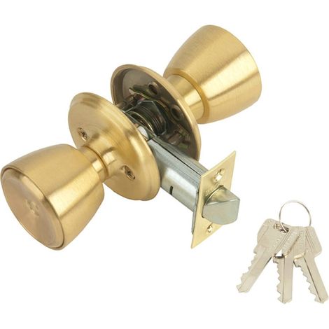 MCM cerradura pomo 508-3-3-60 , Pomo serie 508/3/3/60 para puertas de madera MCM Para puertas de paso de 32/50 mm de grosor Picaporte tubular con entrada de 60 mm Frent (1/3)