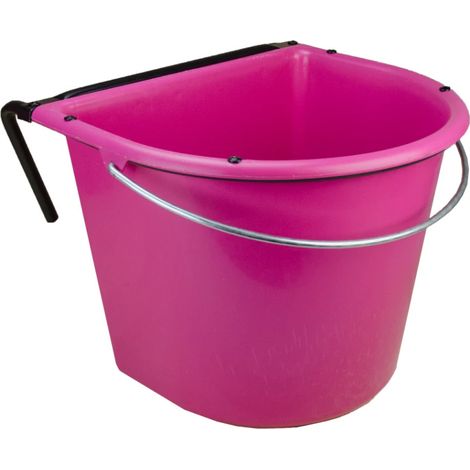 Mangiatoia da 15 l gancio maniglia Rosa cavallo scuderia BOX (1/3)