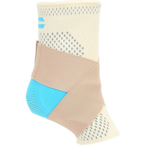 Attelle de cheville ajustable avec sangle de compression - Soulagement douleur, entorse, tendinite et rééducation. (1/5)