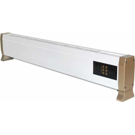 Calefactor De Suelo Sined 1800 Calefactor De Suelo Electrico 1800w Blanco Calefactor De Suelo y Zócalo 1800w Con Mando a Distancia Incluido (1/5)