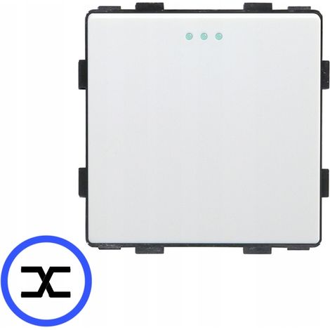 Interruttore della luce, a forma di croce, inserto meccanico, bianco RTX SH (1/5)
