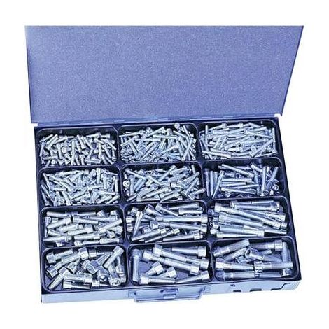 Surtido tornillos hexagonales sin marca 400 piezas DIN 912
