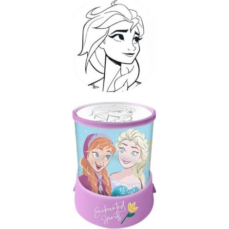 Veilleuse projecteur - Elsa & Anna - La Reine des Neiges - 12 cm (1/2)
