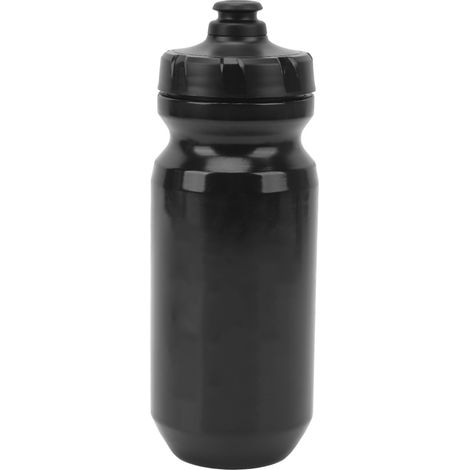 600 ml BPA-freie Silikon-Trinkflasche für Fahrräder, auslaufsicher, für Radfahren und Outdoor-Sportarten, schwarz. (1/5)