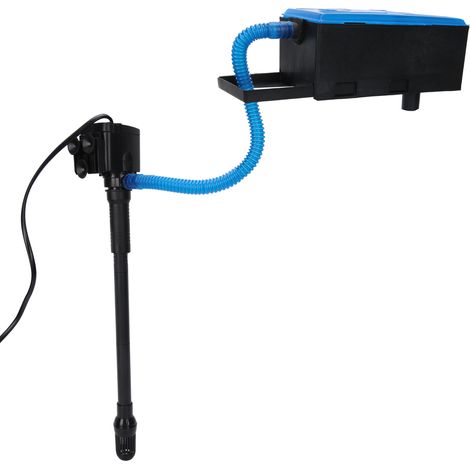 Filtre pour aquarium 3 en 1, pompe d'oxygénation et de circulation d'eau (1/5)