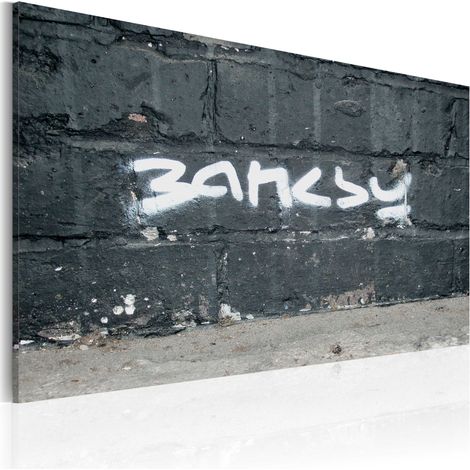 Quadro - Banksy: firma - 60x40 (1/4)