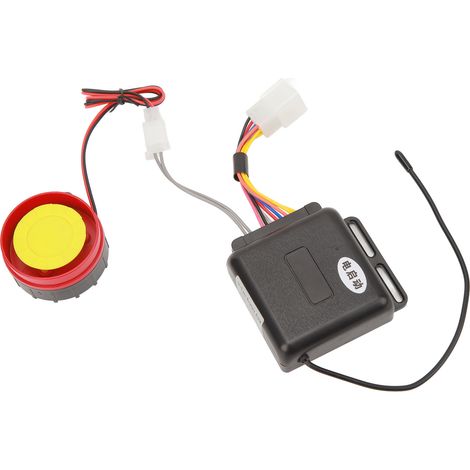 Universelles, wasserdichtes 12-V-Zweiwege-Diebstahlsicherungsgerät für Roller und Motorräder (Fernbedienung mit kompatiblen Batterien im Lieferumfang enthalten) (1/5)