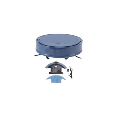 Aspirateur Robot 3 en 1, application intelligente, télécommande, forte aspiration 2000Pa, chargement USB, balayage pour la maison, bleu (1/5)