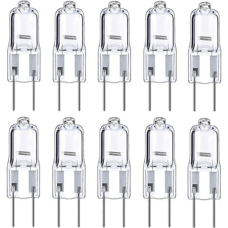 Ampoules Halogènes CREA G4 Ampoule 12v 10w, Blanc Chaud, Paquet De 10 (1/4)
