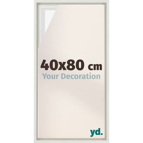 Your Decoration - Cadre flottant - Blanc Mat - Cadre en caisse américaine pour toile sur chassis - MDF - Lyon (1/5)