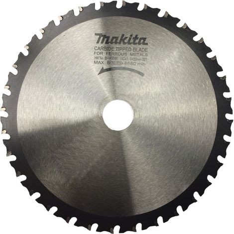 Makita – Lame de scie circulaire 150 mm – B46296 – Alésage 20 mm – 32 dents pour métal – Coupe nette et rapide