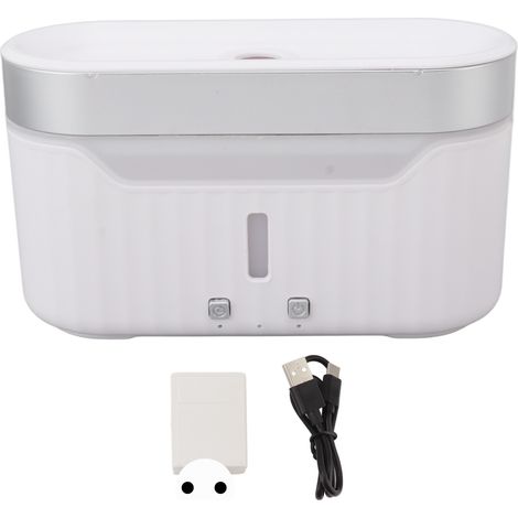 Brume Humidificateur USB Bureau Flamme Simulation Méduse Forme Spray Anti-stress Chambre Aromathérapie Blanc 100-240V Prise UE (1/5)