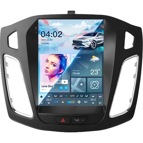 Autoradio, dimensioni del display, sistema di navigazione, compatibile con Ford Focus 3 2011-2019, S10-5-MIC-Fan (1/2)