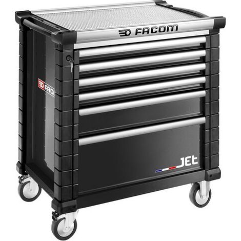FACOM JETM4 Carrello da officina, nero, 6 cassetti - JET.6NM4APF