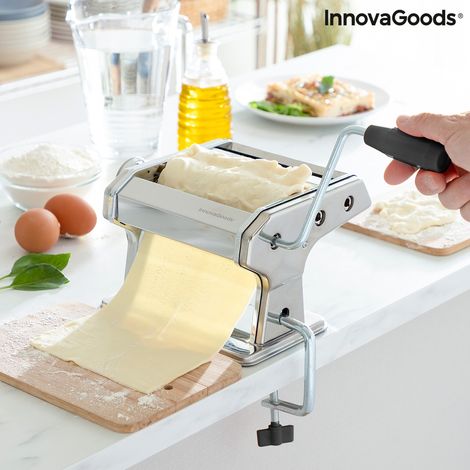 Innovagoods frashta maquina de pasta fresca plateada