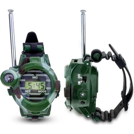 Talkie Walkie Enfants, Gamme de 1-3KM 8 canaux avec Lampe de Poche, Jouets d'extérieur, Cadeaux pour Filles et garçons (1/5)