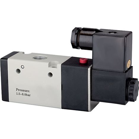 Riegler 3/2-Wegeven elektropn., monost., NO, G 1/8, 230V, 50 Hz, 750l/min (1/3)