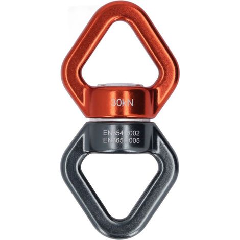 Spinner Swing Rotatif 360° - Dispositif de Sécurité Universel en Forme de 8 pour Balançoire, Couleur Orange et Gris (1/5)
