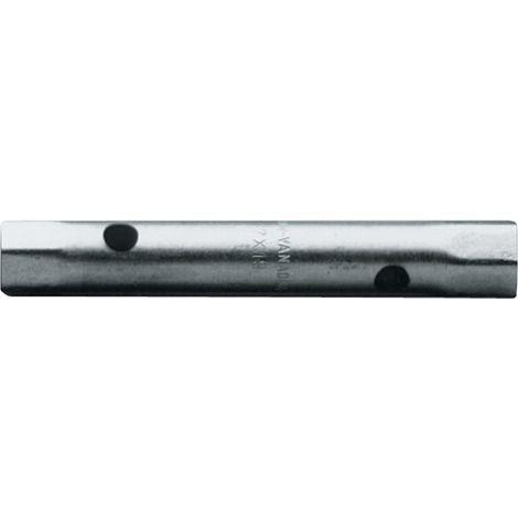 Clé à tube Ouverture de clé 18 x 19 mm Longueur 160 Ø de perçage 12,5 mm chromé (1/2)