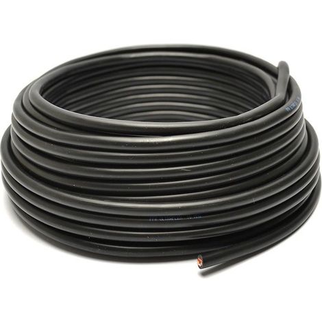 100 x CAVO ELETTRICO H05VV-F SEZ 3X1,00 MM NERO (1/2)