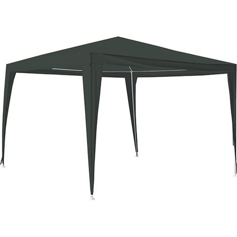 TONNELLE EN ACIER VERT - 3X3