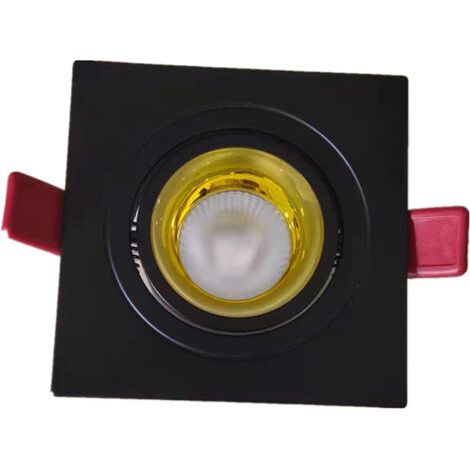 BUNTHAUS Spot Led Encastrable 7W carré Étanche ÉPI Plafond de salle de bains encastrée Spot de plafond moderne Anti-brouillard