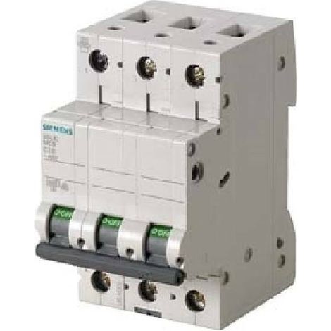 6ka commutateur magnethermal modulaire 3 pÔles 50a 5sl6350-7bbb