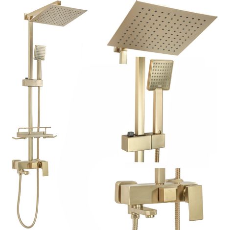 REA DUSCHGARNITUR JACK BRUSHED GOLD