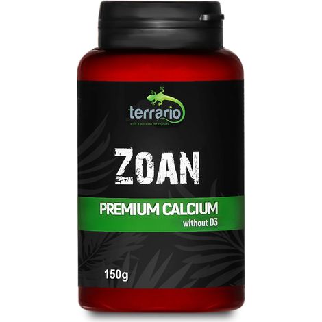 Calciumpulver OHNE Vitamin D3 FÜR Reptilien und Amphibien, Großpackung 150 g