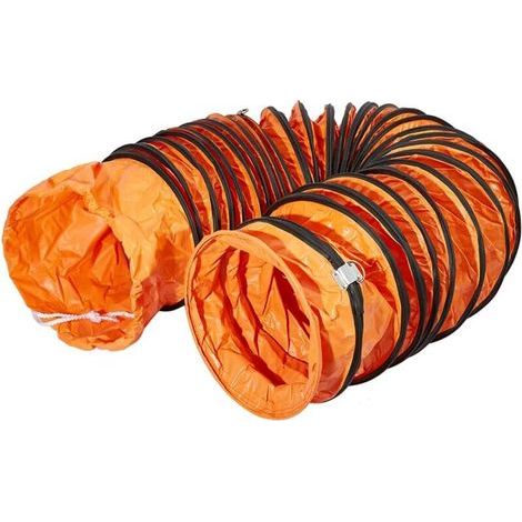Rosvola Tuyau d'Extraction 8 m Volume d'Air Ventilateur d'Évacuation pour Extraire Poussière Fumée Maison Travail (1/5)
