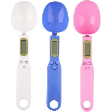 Hochpräziser, tragbarer Küchenlöffel für den Hausgebrauch, 500 g (0,1 g), präzises digitales LCD-Messgerät, Küchenzubehör, blau (1/5)
