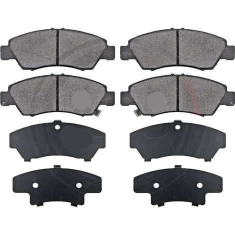 KIT PASTIGLIE FRENO ANTERIORI compatibile con HONDA JAZZ II (GD,GE3,GE2) / PASTIGLIE FRENANTI AUTO OEM FDB777 , / SOSTITUZIONE DIRETTA / BASSA POLVERE / SILENZIOSO