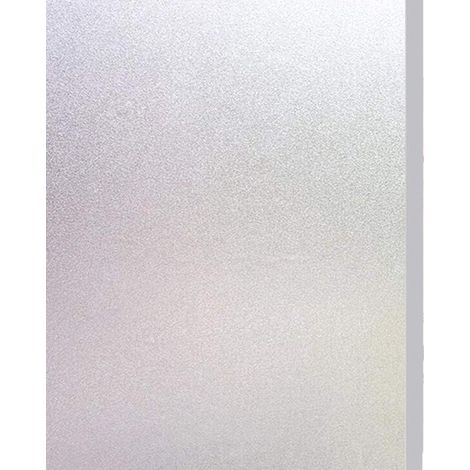 45 cm x 3 m weiße, klebstofffreie, mattierte PVC-Fensterfolie (1/5)