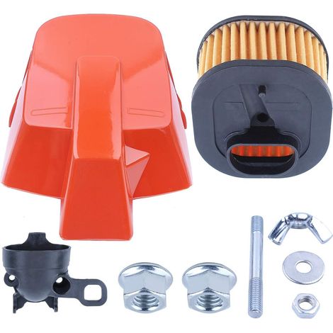 Couvercle de filtre à air Adefol Top pour Husqvarna 372 372XP 371 372XPW 362 503817701 Pièce de rechange Adaptateur d'admission HD Boulon Molette Écrou de barre (1/5)