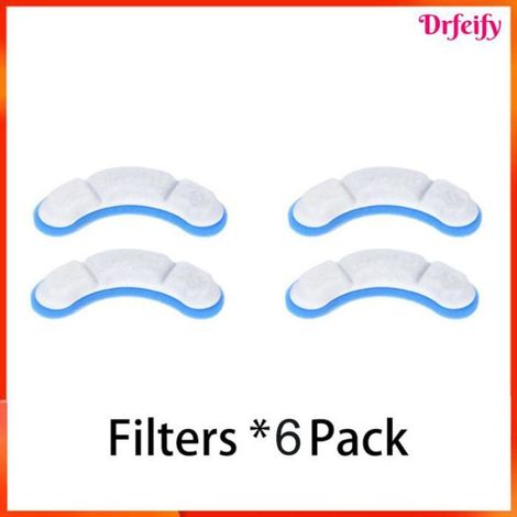 Filtre de fontaine à eau pour chat - - Arc 9,5 x 3 x 1,8 cm - Charbon actif & résine échangeuse - Pack 6 (1/3)