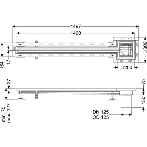 KESSEL 6302141 Gouttière fendue Ferrofix
