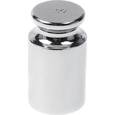 Electronic scale calibration weight, weighing 100g, silver, chrome steel, debug weight (1/5)