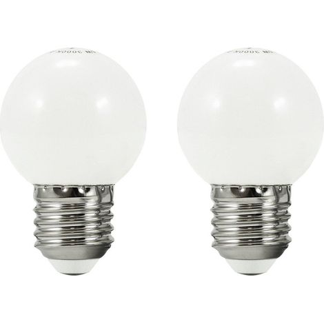 Polux Duo ampoules LED G45 36V E27 3000K blanc x2 IP20