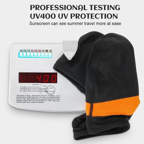 Cagoule anti-UV en soie glacée pour cyclisme et moto, homme et femme, compatible casque (1/3)