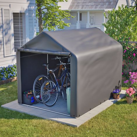 Garage per biciclette da esterno 160x220x165 cm OKMYHOME (1/5)