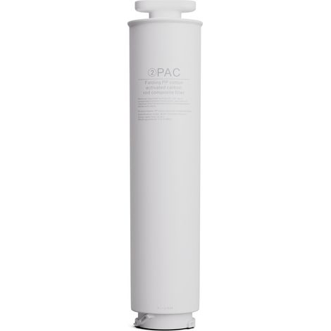 Klarstein Umkehrosmose Filter, PAC Ersatzfilter für Leitungswasser, Kompatibel mit AquaLine 3L, Umkehr-Osmoseanlage Zubehör, Sediment- & Aktivkohlefilter, Ersatz Auftisch Filter, 1x Osmose Filter