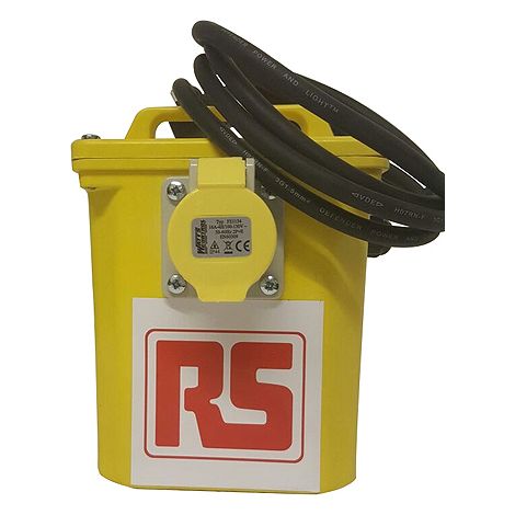 Rs Pro – Transformateur pour tableau électrique 500VA – Tension primaire 230V c.a. – Tension secondaire 110V – Pour appareils nécessitant alimentation sécurisée (1/2)