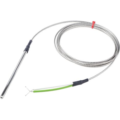 Thermocouple type K Ø 4.76mm, L 100mm, +350°C max à Câble ( Prix pour 1 )