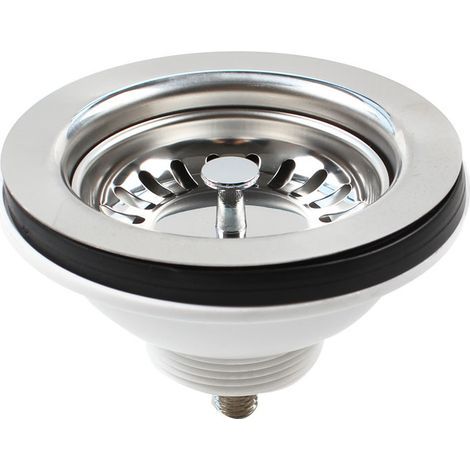 Évier de cuisine en acier inoxydable 304 - Longueur : 5,5 cm - 114 mm - Type de bol : bonde (1/5)