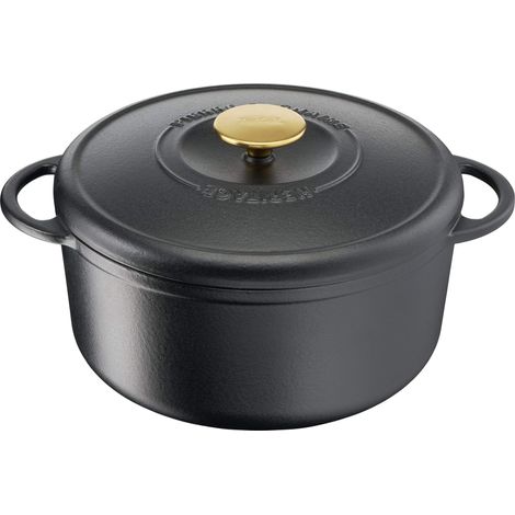 Tefal Pierre Gagnaire Héritage - Casseruola rotonda in ghisa di acciaio, 25 cm, 5,1 L, induzione E2230404 (1/5)