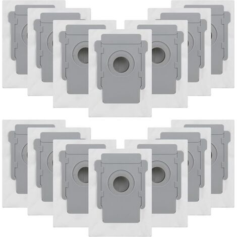 FENOPLASTICALot de 14 Sacs aspirateur pour IRobot Roomba i7/i7+/i3/i3+/i4/i4+/i6/i6+/i8/i8+/S9/S9+/j7/j7+/E5/E6/E7 Sac de rechange pour IRobot Roomba I7 Kit accessoires (A-14 Pièces) (1/5)