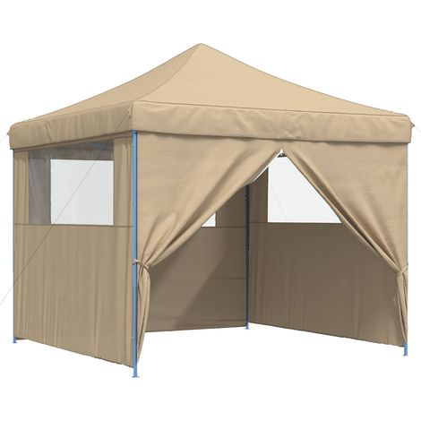 Tente de fête Beige 292 x 292 x 315 cm Tissu Oxford (1/5)